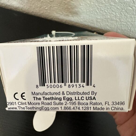 Rudy Pacifier Clip The teething pal christmas holiday winter infant Teething Egg - Picture 7 of 7